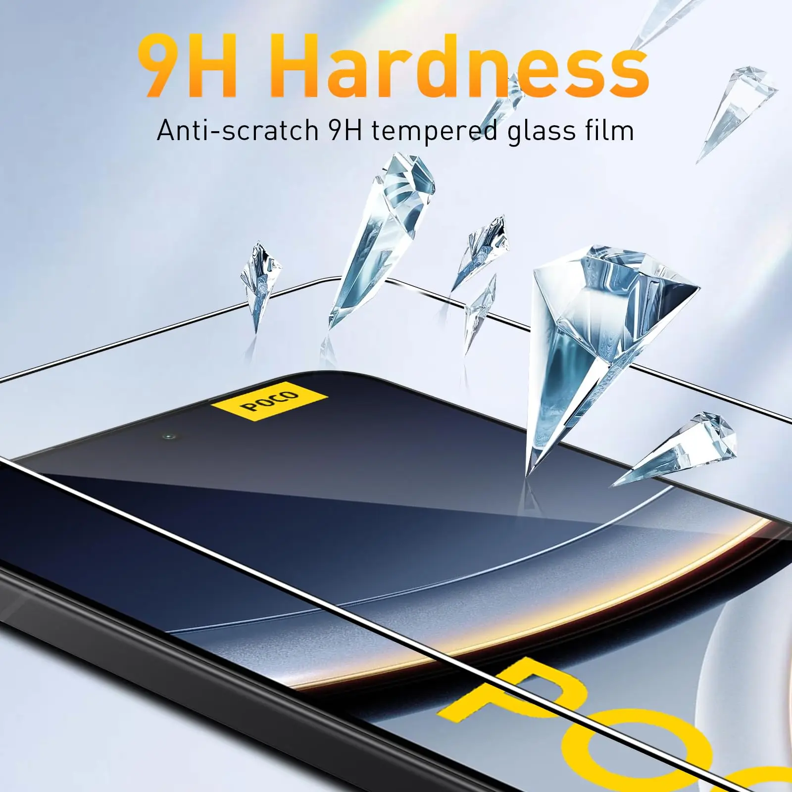 Ochraniacz ekranu do POCO F7 6,83 cala Szkło hartowane NIE Pełna osłona HD Crystal 9H Anti Scratch Case Friendly