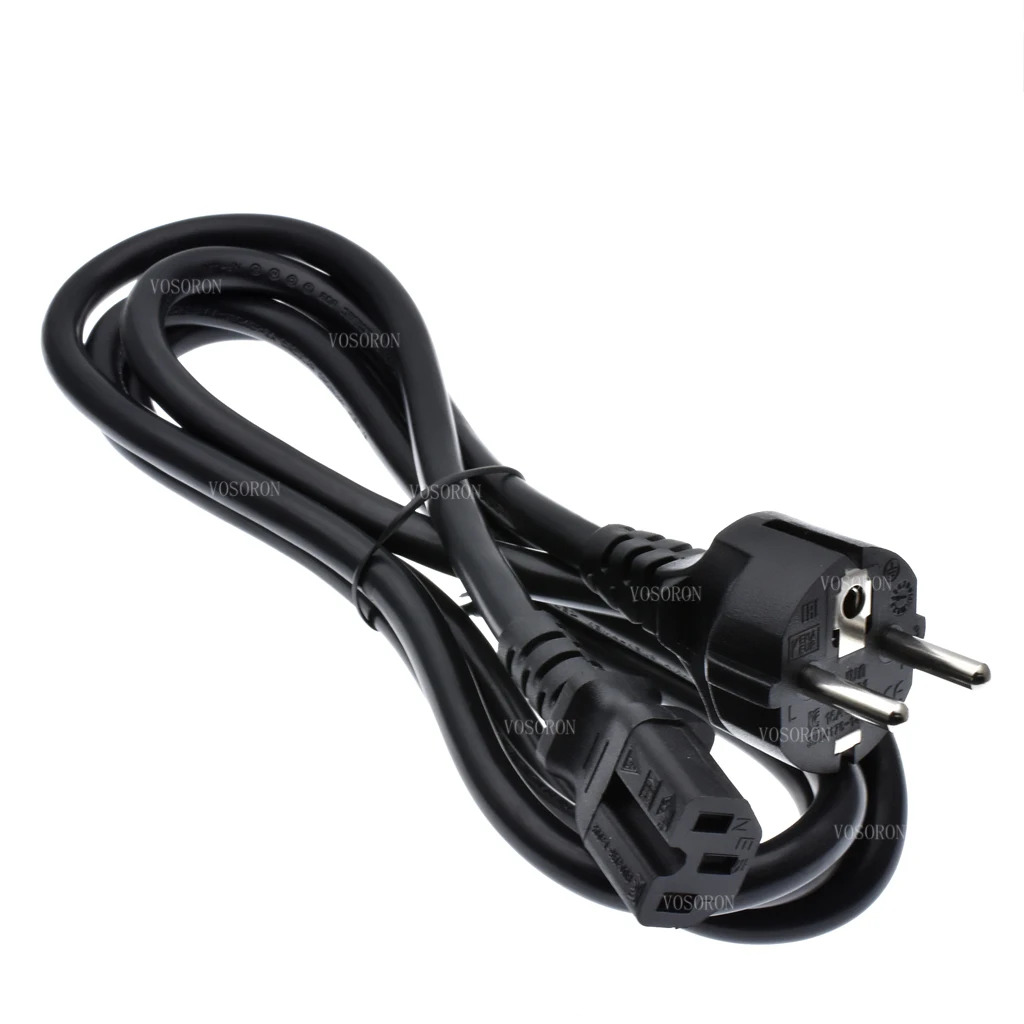 Euro Schuko to C15 Power Cord, EU Schuko CEE7/7 to IEC320 C15 Female Power Extension Cable Cord,10A/16A 250V