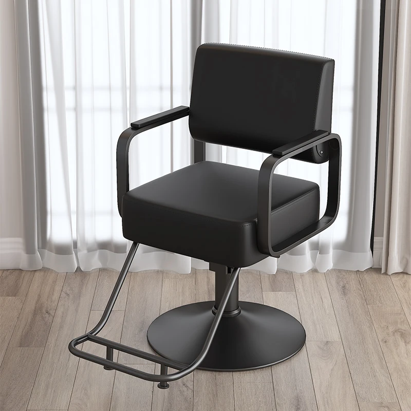 

Trendy Tray Swivel Barber Chair Luxury Beauty Salon Hairdressing Shampoo Barber Chair Nordic Aesthetic Hair Commercial Furniture
