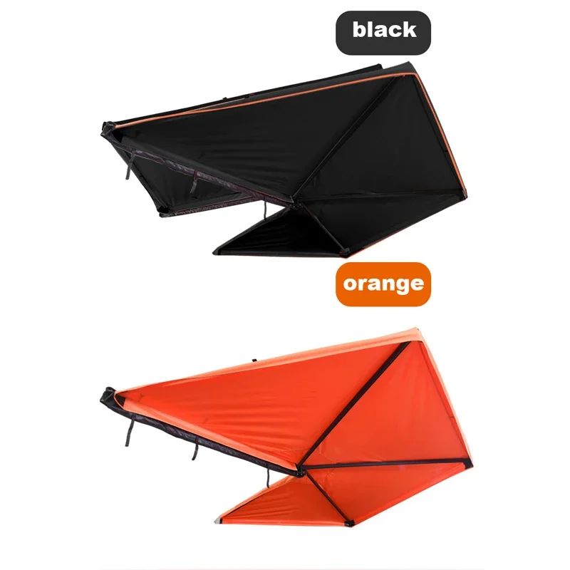 New Arrival Black Orange Color SUV MPV Car Side Retractable Awning Tent 270 Degree Automatic Opening 2M 2.5M