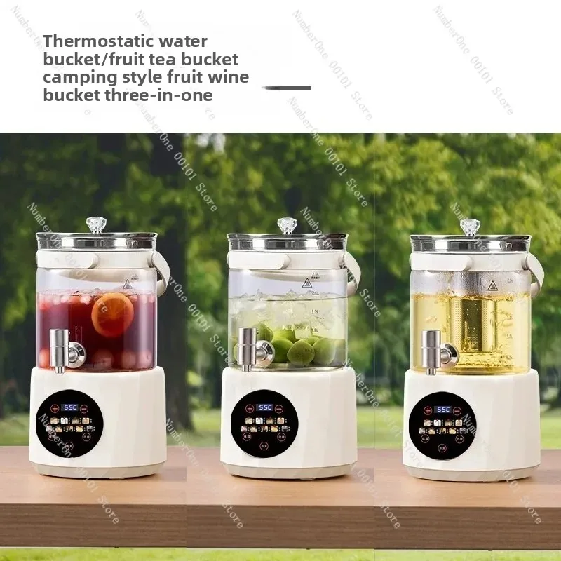 Fully Automatic Constant Temperature Health Pot 1.8L, Large Capacity Tea Boiling Kettle for Household, Flower Tea Maker