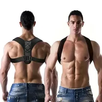 Adjustable Back Shoulder Posture@ Corrector Belt Clavicle Spine Support@ Reshape Your Body Home Office Upper Back Neck Brace@