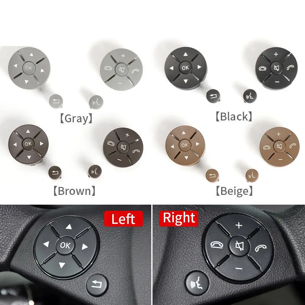 

Car Multi-Function Steering Wheel Button Keys For Mercedes Benz C E GLK Class W204 X204 C180 C200 C250 C260 C300 C350 W207 W212