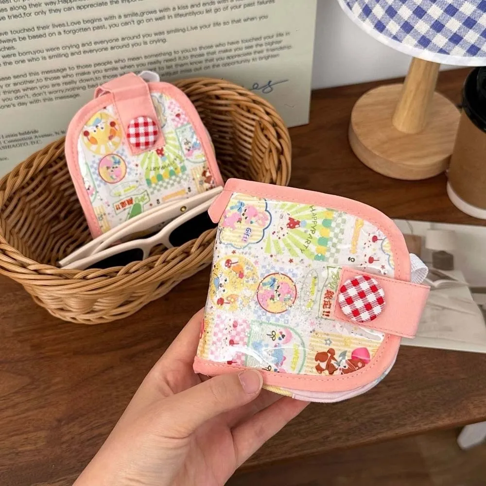 

Cartoon Animal Dopamine Coin Purse Printed Large Capacity Small Makeup Lipstick Bag Jewelry Packing Pouch Korean Style