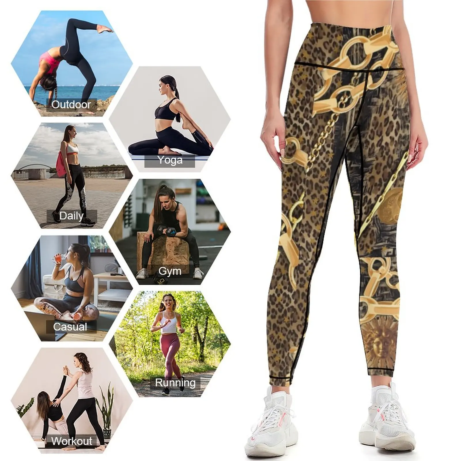 Ediemagic montagem dourada 1 leggings push up legging camisas esportivas ginásio esportes para push up shorts de treino das mulheres leggings