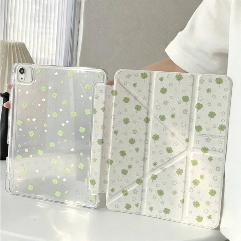 3+Y Multi-Angle Stand Cover for IPad Mini 6 Case 10.2 7th 8th 9th 10.9 10th Gen IPad Air4/5 10.9 IPad Pro 11 9.7 5/6th Flowers