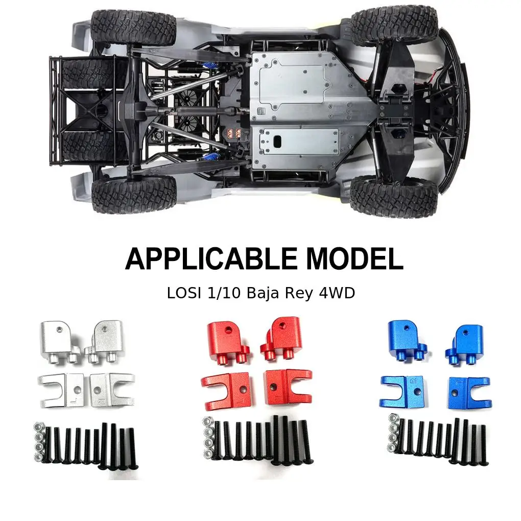 RCGOFOLLOW Aluminum Alloy Perfect Style Pull Rod Fixed Seat Perfect Style Rc Pull Rod Fixed Seat For 1/10 LOSI Baja Rey 4WD