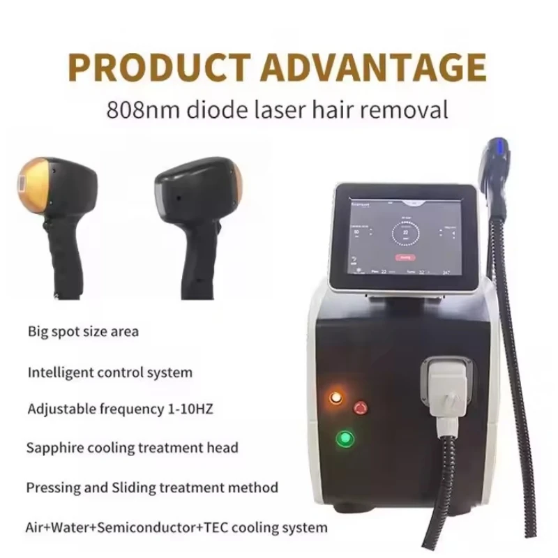 

4000W 808nm & 755nm Diode Laser – 3-Wavelength Ice Titanium Hair Removal Machine for Permanent Results.