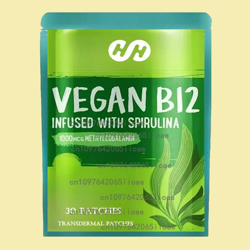 

30 патчей B12 Патчи Трансмические патчи Ежедневные патчи B12, самоклеящиеся пластыри из натуральной смеси