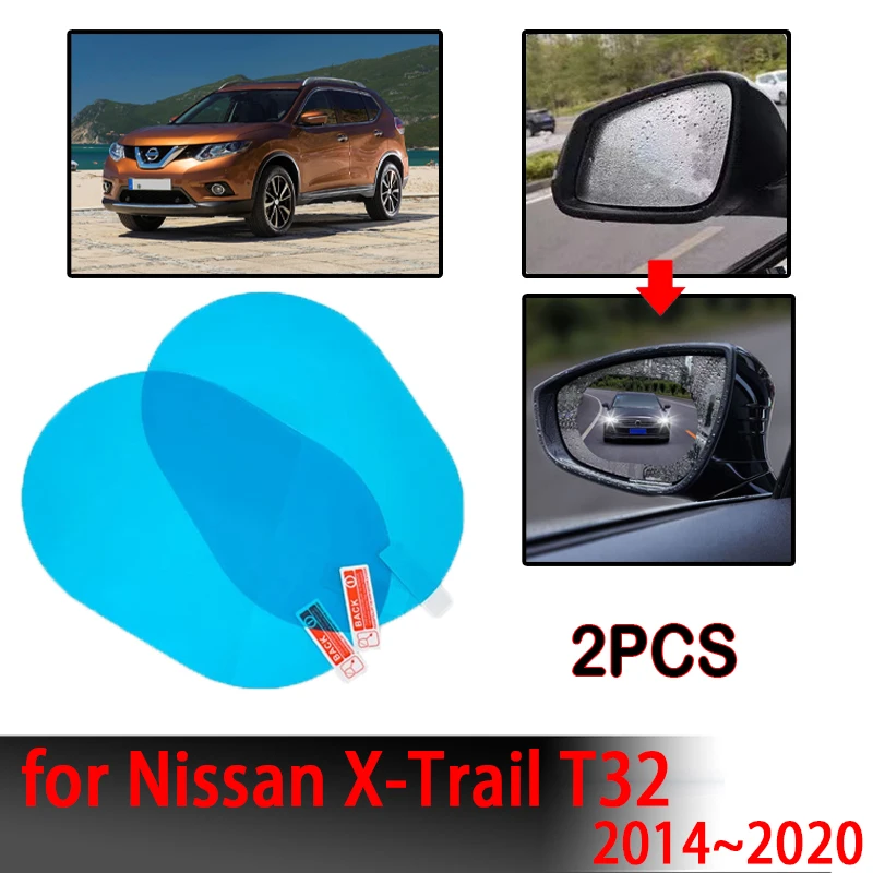 Voor Nissan X-Trail T32 2014 ~ 2020 Accessoires Auto Spiegels Glas Anti-Fog Film Waterdichte Beschermende Films Auto-Onderdelen Sticker Trim