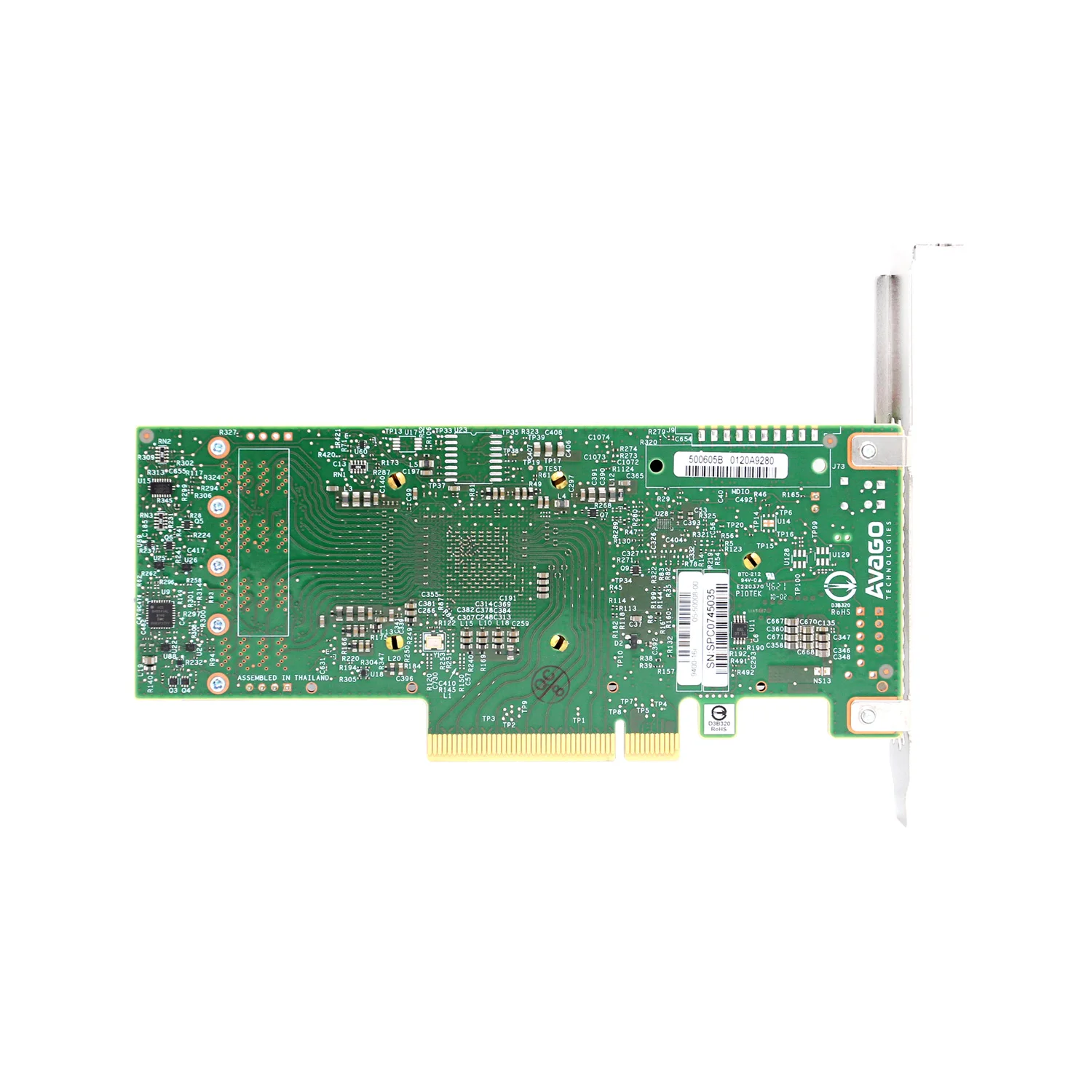 Tarjeta Broadcom LSI 9400-16i NVME HBA tarjeta de expansión SAS/SATA tarjeta de paso NVME chip SAS3416 12 Gb/s 05-50001-00