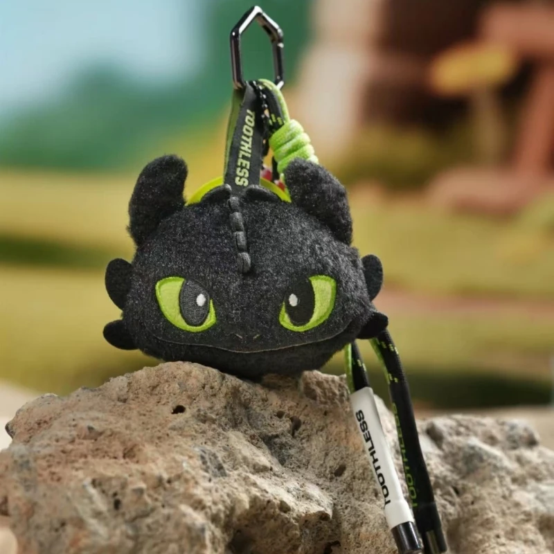 

Potdemiel How to Train Your Dragon Dragon Taming Master Toothless Night Cool Pendant Plush Doll Keychain card holder