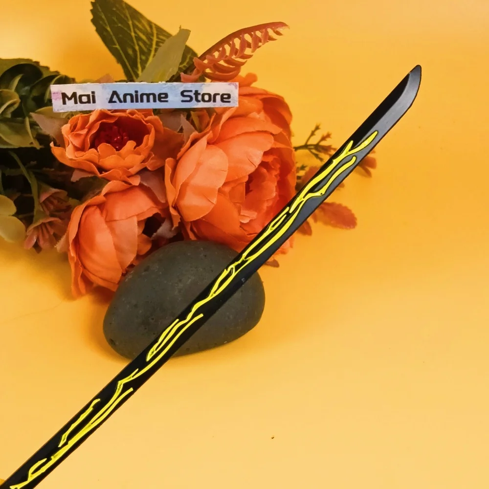 6inch Anime Katana Keychain Samurai Real Size Japanese Katana Sword Original Samurai Sword Metal Ninja Knife Unsharp Toy Gift