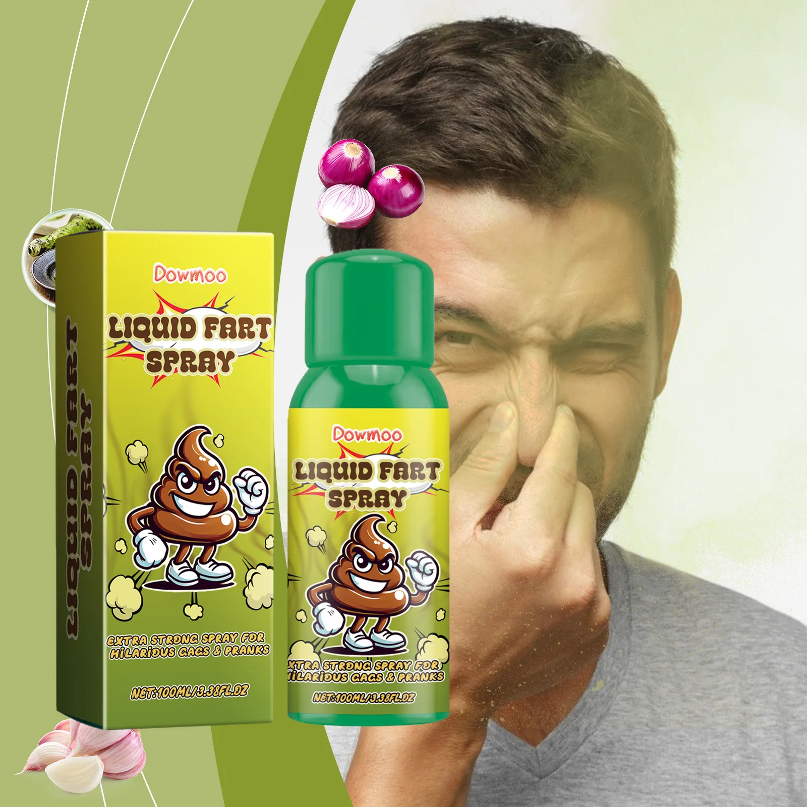 100ml Super Stink Fart Spray–Prank Trick Spray with Extra Potent Stench,Fake Poop Scent,Emitting