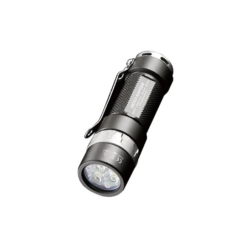 Jetbeam RRT03 Tactical Flashlight 1400LM Rotary Dimming EDC Torch IPX8 Waterproof 18650 Portable Flash Light
