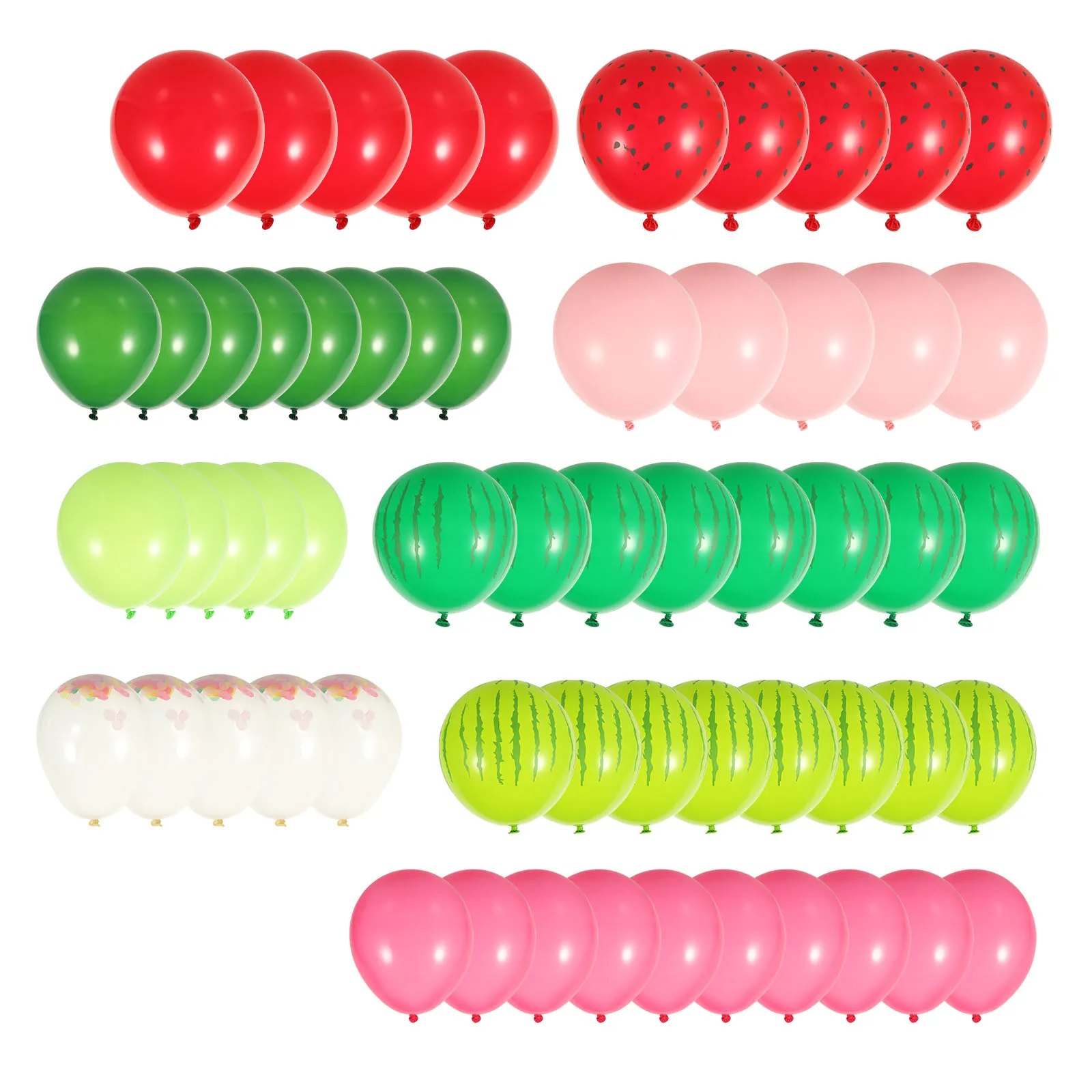 

Watermelon Balloon Set Tropical Decorations Hawaiian Party Latex Balloons Garland Arch Fashion Summer Home Bar Club
