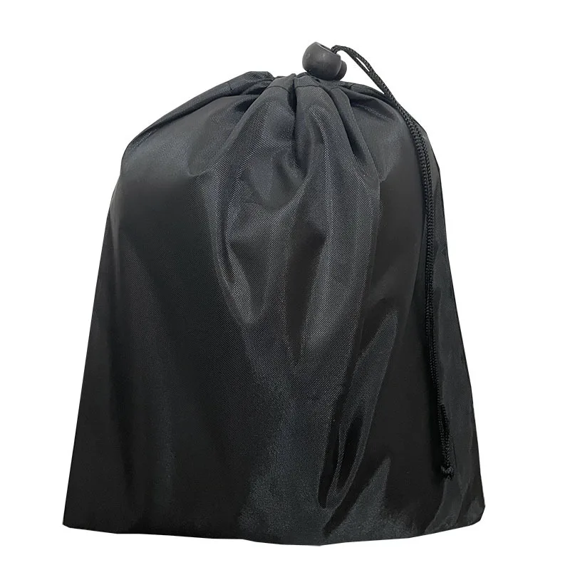 Drawstring Bag Shoes Underwear Travel Sport Bags Nylon Black Bags Organizer Clothes Packing for Outdoor Travel Use