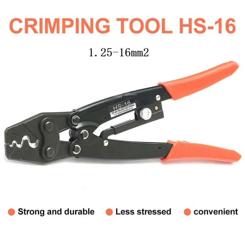 1.25-16mm² Cable Battery Lug For Anderson Plug Crimping Crimper Tool Terminal Crimping Tools Pliers Rachet Crimping Pliers