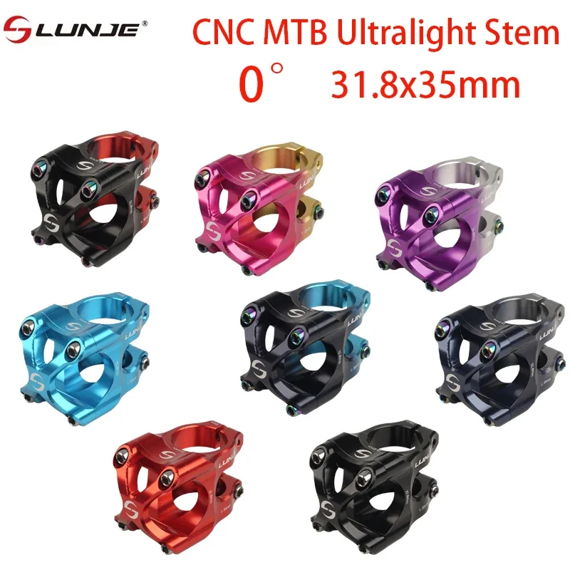 

CNC MTB Road Bike Stem 31.8x45mm Mountain Bicycle Bridge Short Power Stem Ultralight Aluminum Alloy Handlebar Stem Cycling Riser