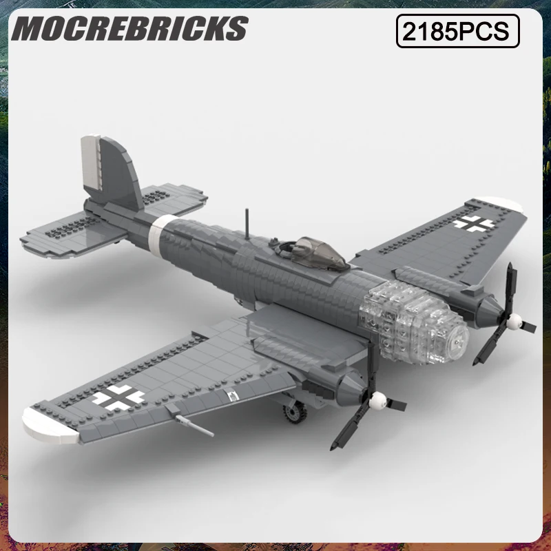 WW II Military Series Special Forces Armed Aircraft High-tech Assembling Building Blocks Model Suit Children's Toys Xtmas Gifts