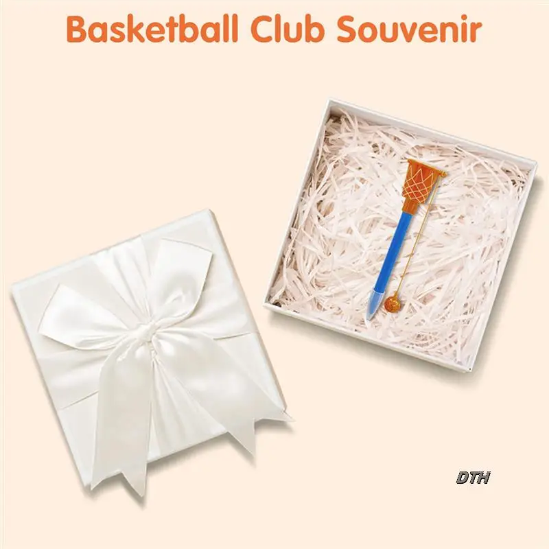 

80X Basketball Hoop Pens,Basketball Party Favors -Sports Novelty Pens With Basketball Toss