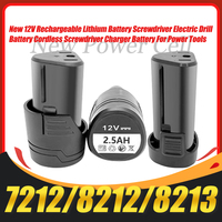 7212 8212 8213 Hand Electric Drill 12V Lithium Battery For Electric Drill Electric Screwdriver Electric Rotary Pistol Drill