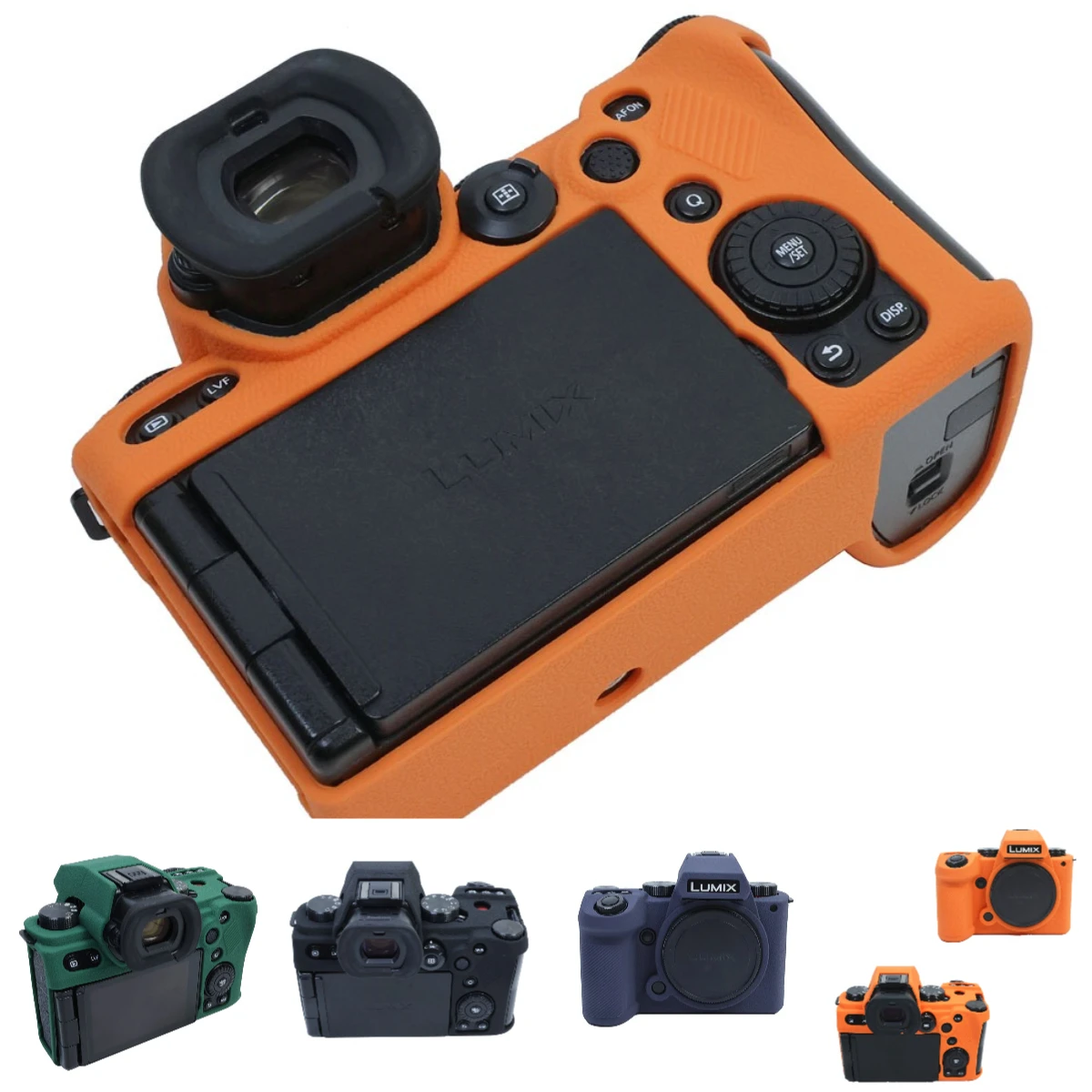 

For Panasonic Lumix DC-S5 DC-S5M2 S5 Mark II DC-S5M2K S5II - Washable Rubber Skin Camera Protector