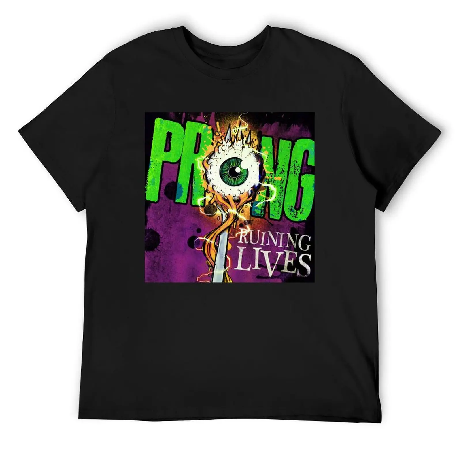 PRONG MUSIC ARTWOK T-Shirt shirts graphic summer top kawaii clothes anime stuff mens tall t shirts