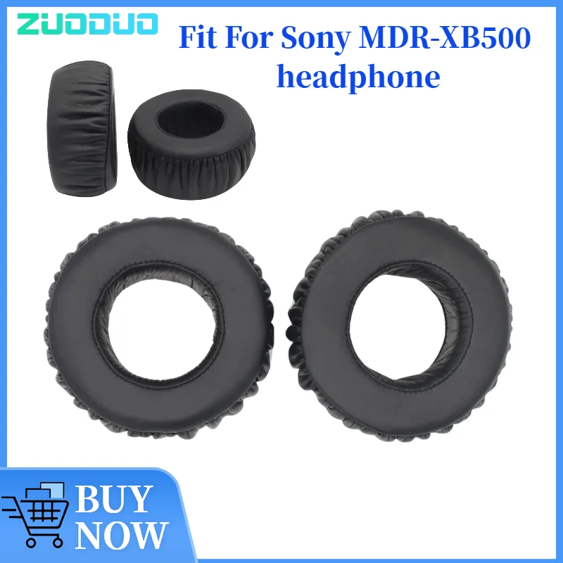 

ZUODUO Ear Pads For Sony MDR-XB500 Headphone Replacement Leather Pads High Quality Foam Pads
