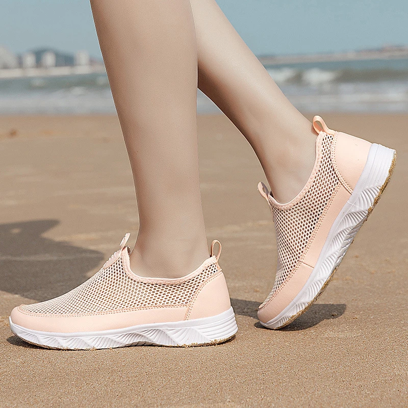 

Обувь без шнуровки для пар, легкие дышащие повседневные кроссовки из тканого материала для мужчин и женщин, обувь для прогулок и бега на открытом воздухе, летняя обувь