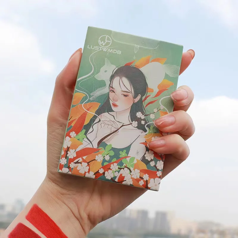 Five Pack Cigarette-shaped Lipstick Set Matte Velvet Lasting Creative Girl Cigarette Tube Lip Glaze Set Lip Makeup