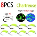 8pcs Chartreuse
