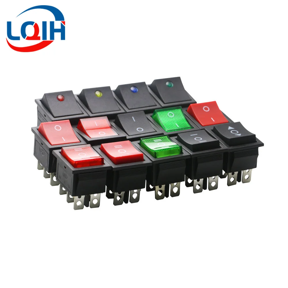 2PCS KCD4 Rocker Switch ON-OFF 2 Position 4 Pins / 6 Pins Power Switch 2 Position 16A 250VAC/ 20A 125VAC Ship Type Switch image 5