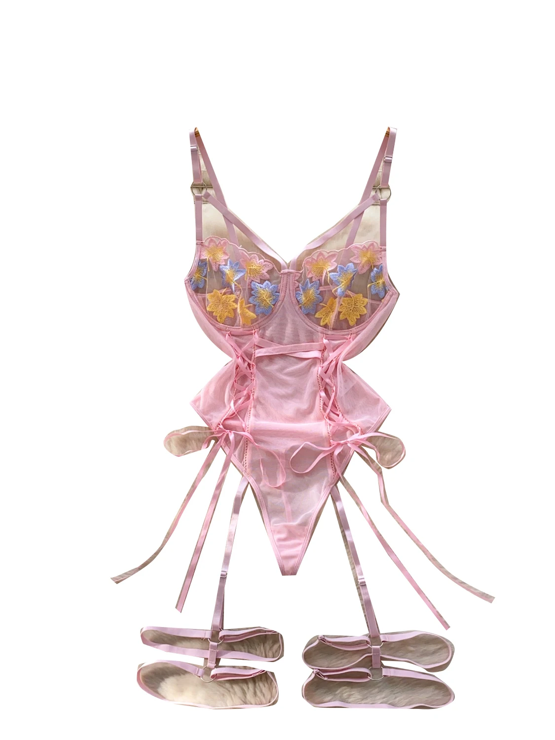 مثير مطرزة المحاصيل الأعلى والسراويل عالية الخصر مجموعة المرأة Faionable تخفيف مستقيم قطع الصيف على الانترنت الحصري S