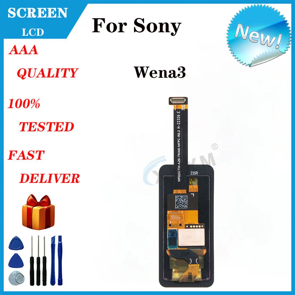 For SONY Wena3 LCD Screen Display WNW-A21A/B Smart Watch Accessories Replacement And Repair Of Accessories