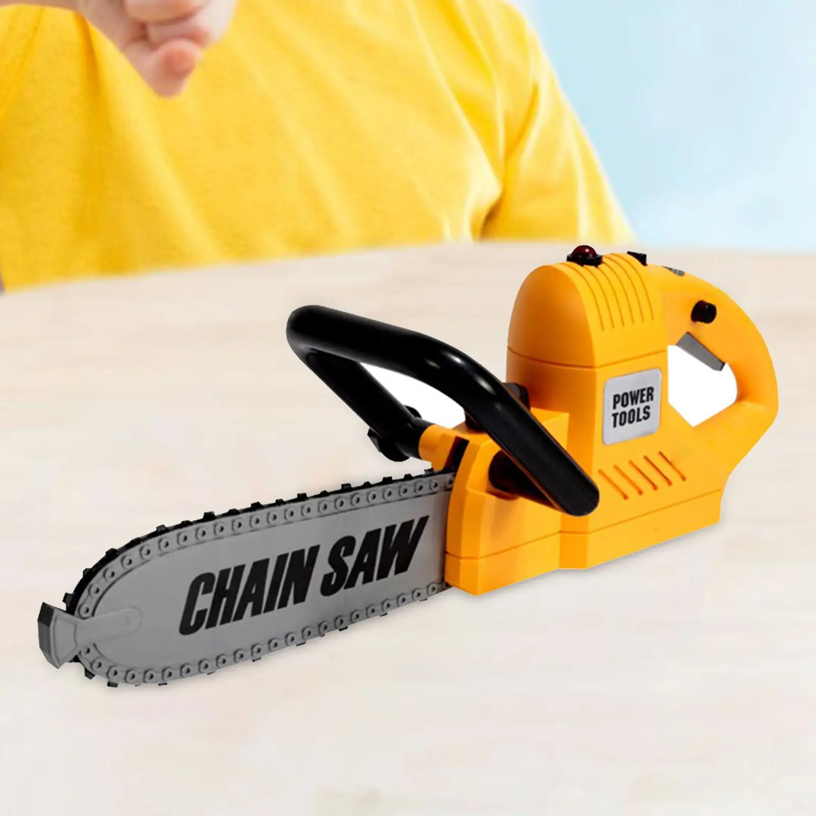 Kids Chainsaw Toy Preschool Construction Tool for Boy Kid 3 4 5 Year Old