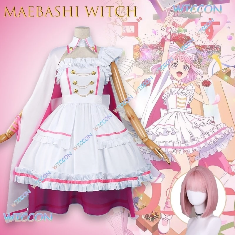 

Anime Cosplay Outfit Maeba shiWitch Idol Concert Costume Mitama Cocoa YuzuYuina Kyoka Role Play Dress For Women Party Convention
