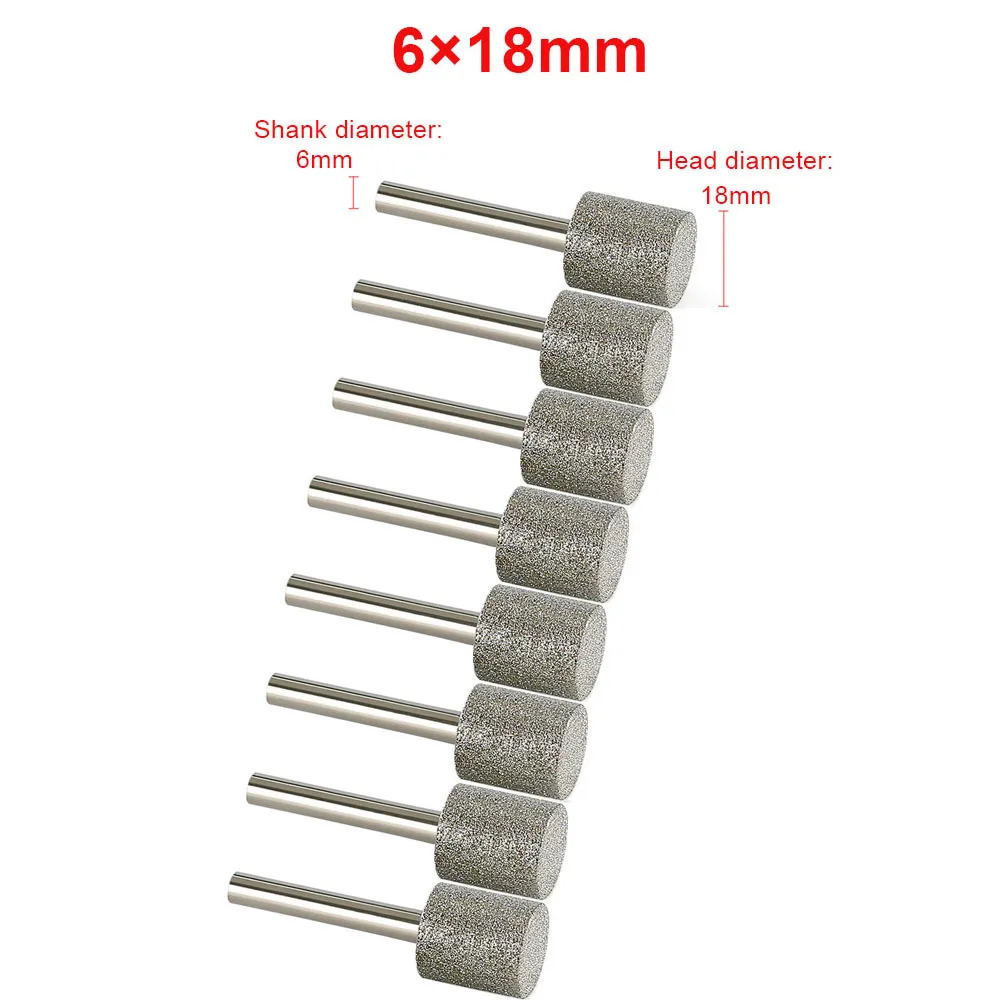 3mm-20mm Steinschleifkopf mit 3/6mm Schaft für Dremel Rotationswerkzeug zum Schleifen und Schnitzen von Steinen und Edelsteinen – Detail 21