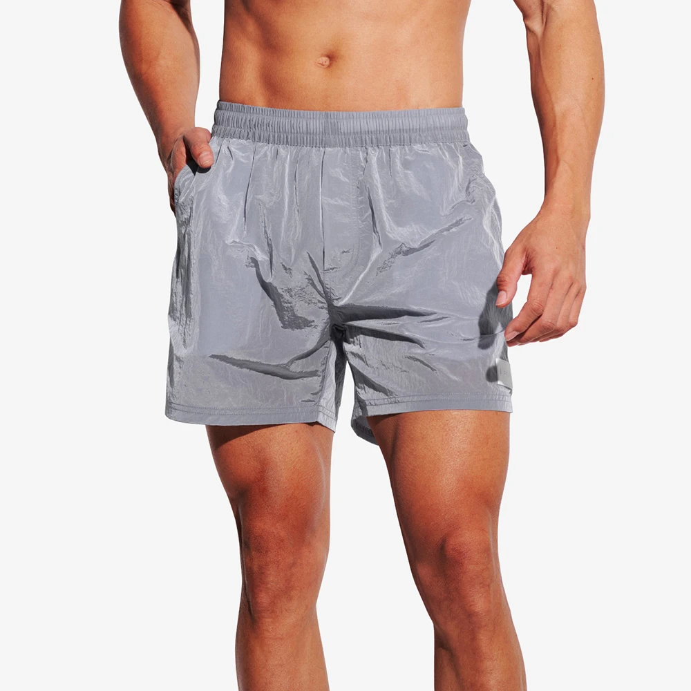 Mens Double Layer Anti Protrusion Inner Drawstring Beach Swim Trunks Fashion Surfing Quick Dry Breath Casual Shorts Men'S Wear