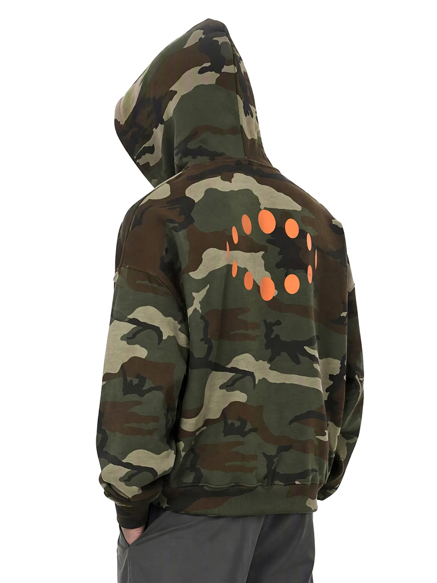 Moletom com Capuz Unissex Remedy Night Glow Logo Verde Camuflado, Jaqueta Casual Nova de Outono Inverno com Zíper para Homens...