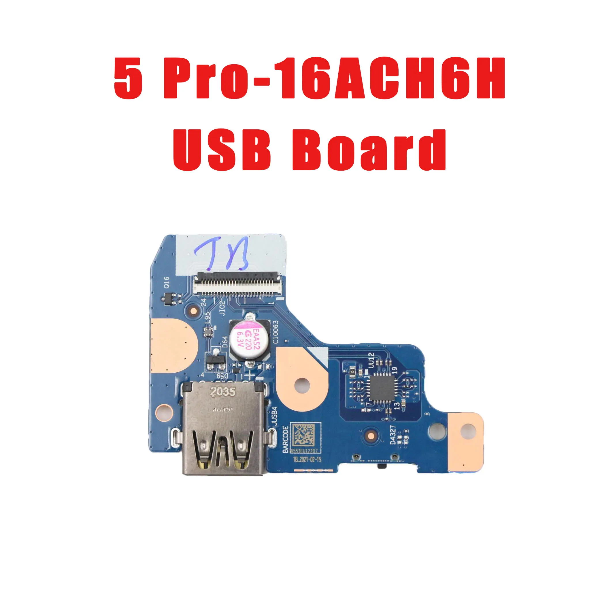 Laptop USB Board For Lenovo For Legion 5 Pro-16ACH6H 5C50S25187 NS-D562 New