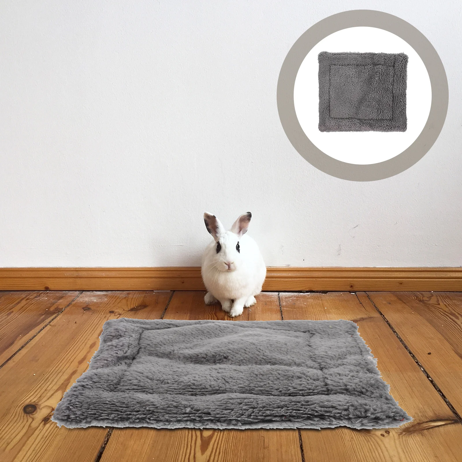 

Warm Pet Bed Mat Cozy Small Animals Sleeping Pad Hamster Cage Liner Comfortable Resting Nest Winter Warmth Rabbit Bed
