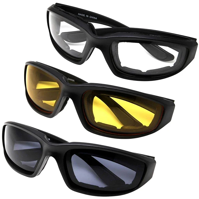 UV-Schutzbrille für den Außenbereich, gepolsterte Schutzbrille, Anti-UV-Unisex-Sport-Sonnenbrille, Motorrad-Reitbrille für Abenteurer