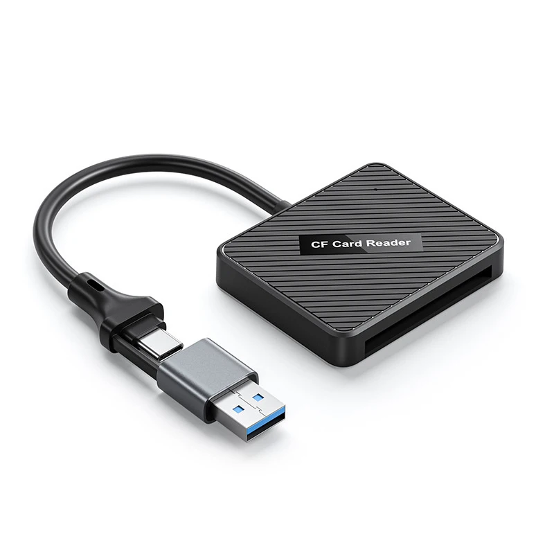 Type-C USB 2in1 CF Memory Card Reader For Laptop Computer Notebook PC Tablet Phone Camera CCD USB-C Converter Splitter