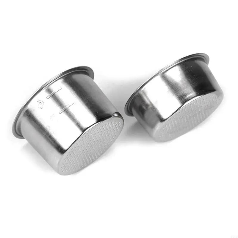 فلتر قهوة من الفولاذ المقاوم للصدأ من مولف، سلة فلتر مضغوطة مقاس 51 مم لماكينة القهوة