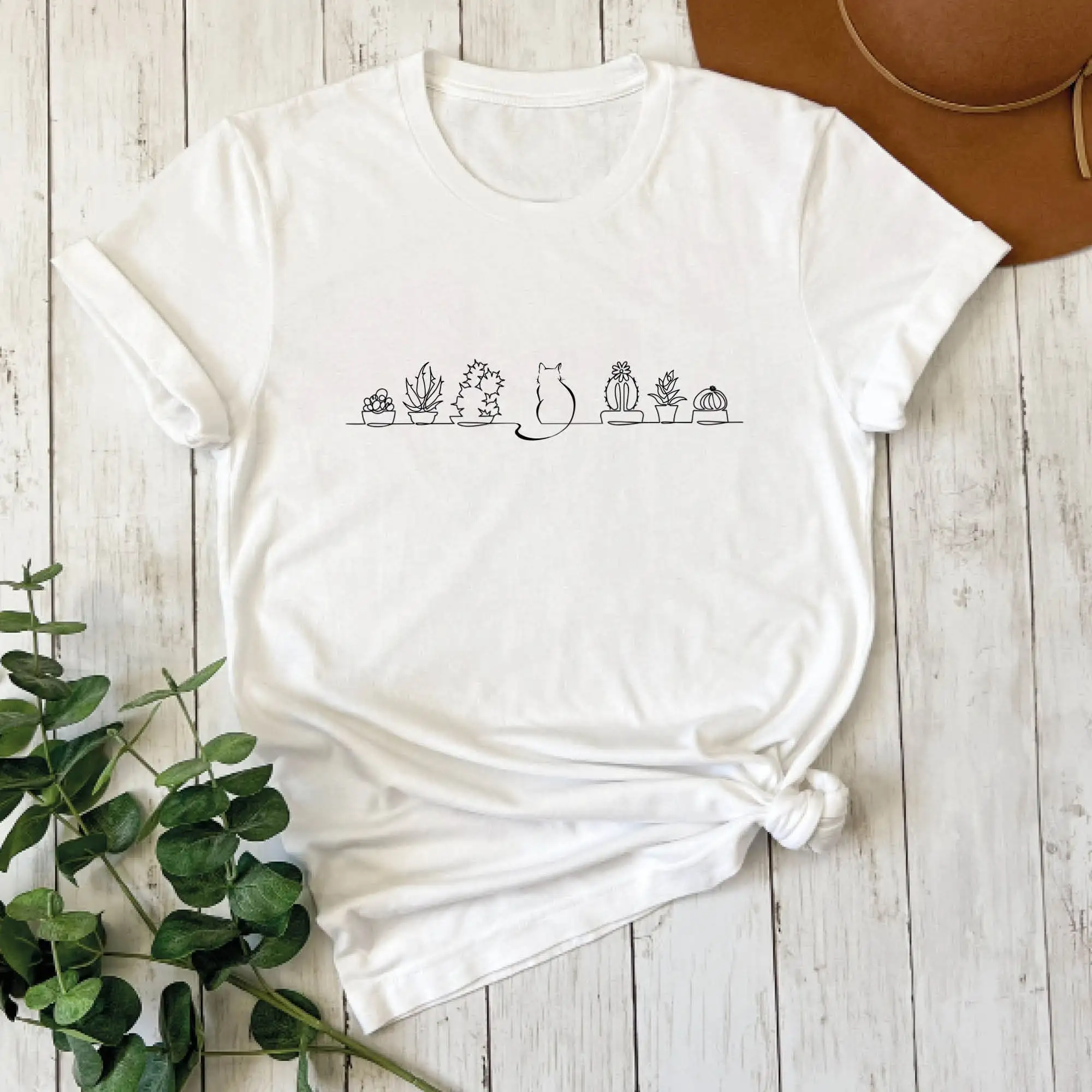 Cats And Plants T Shirt Plant Lover S Gardener For Cat