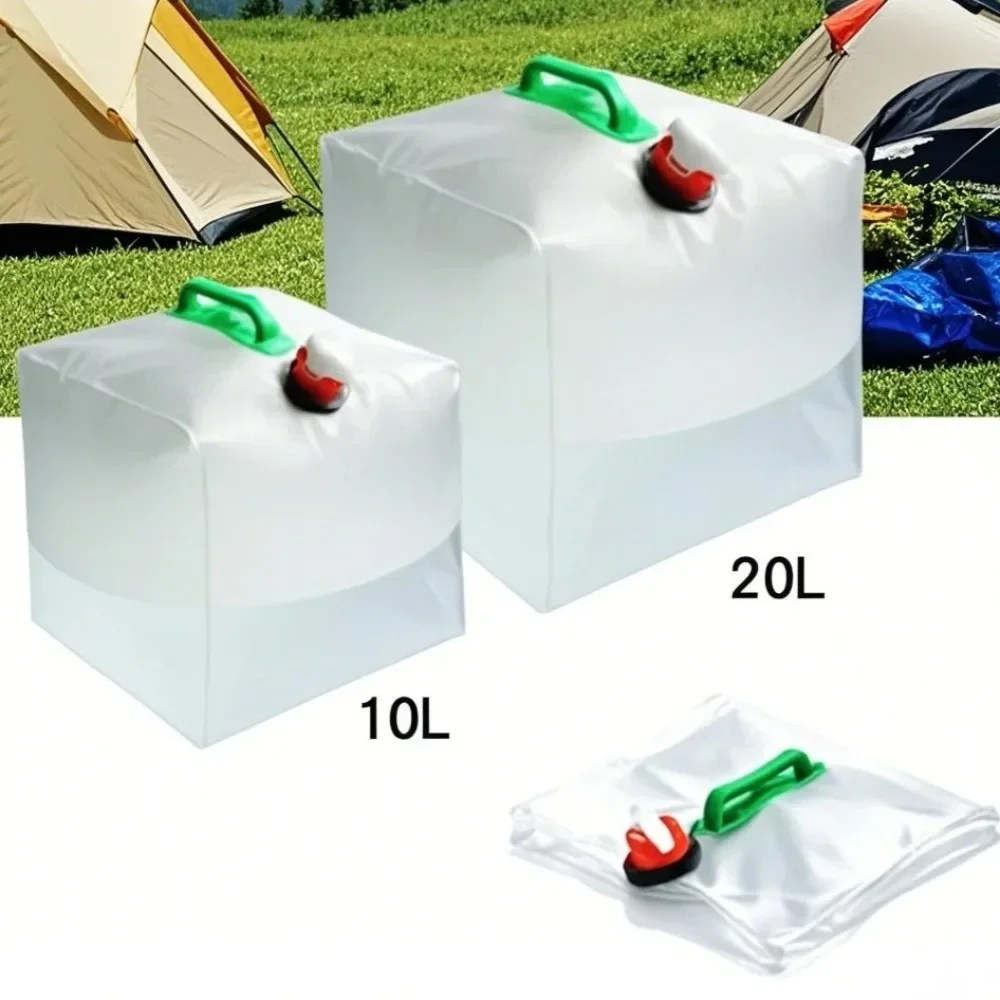 【セール中】屋外折りたたみウォーターバッグ大容量ポータブルウォーターバッグビッグコンテナケトルプラスチックバケツキャンプ用品用品