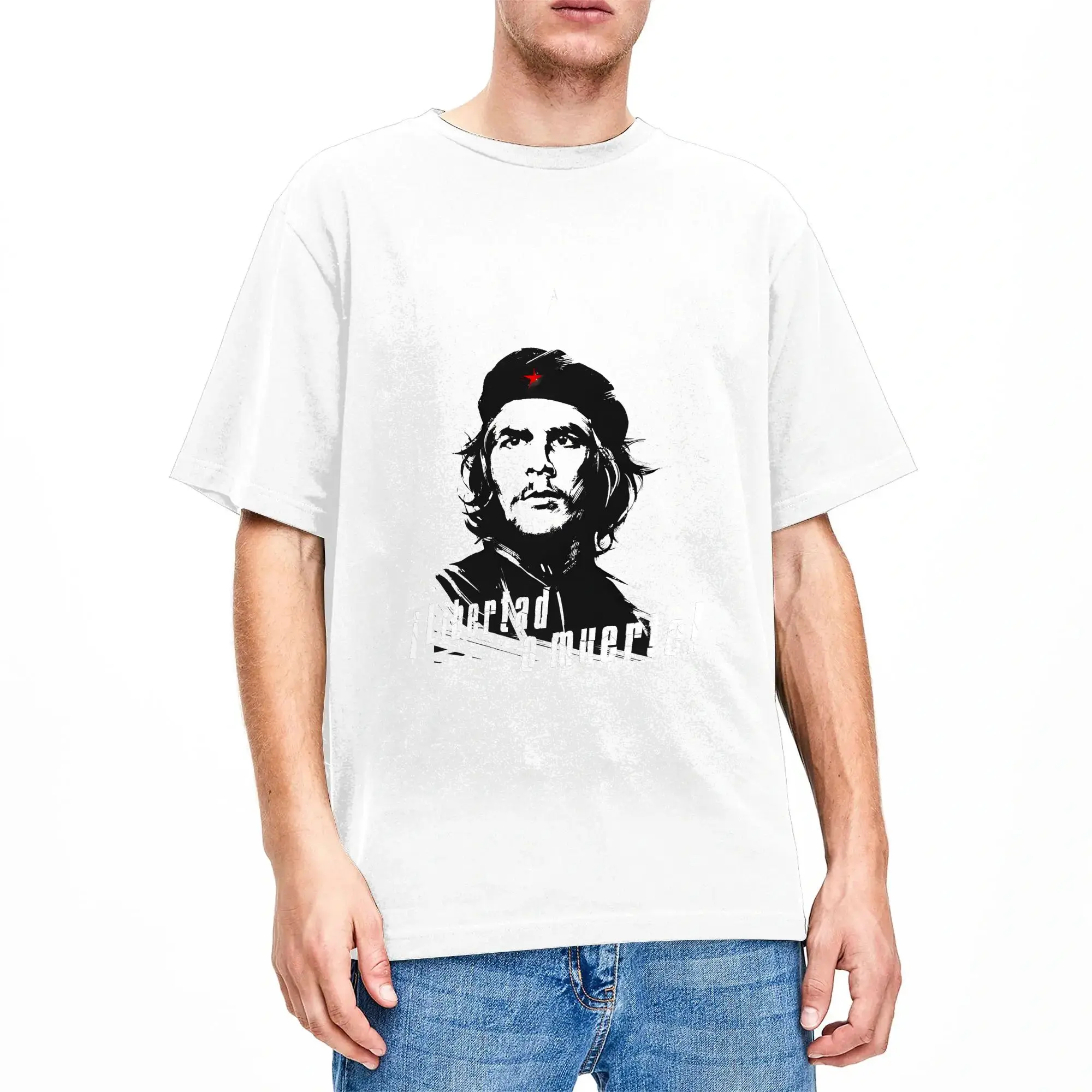 Che Guevara  T-Shirt  Fashion T-Shirts Short Sleeve Streetwear Tshirt Summer Pure Cotton 4XL 5XL 6XL Clothes