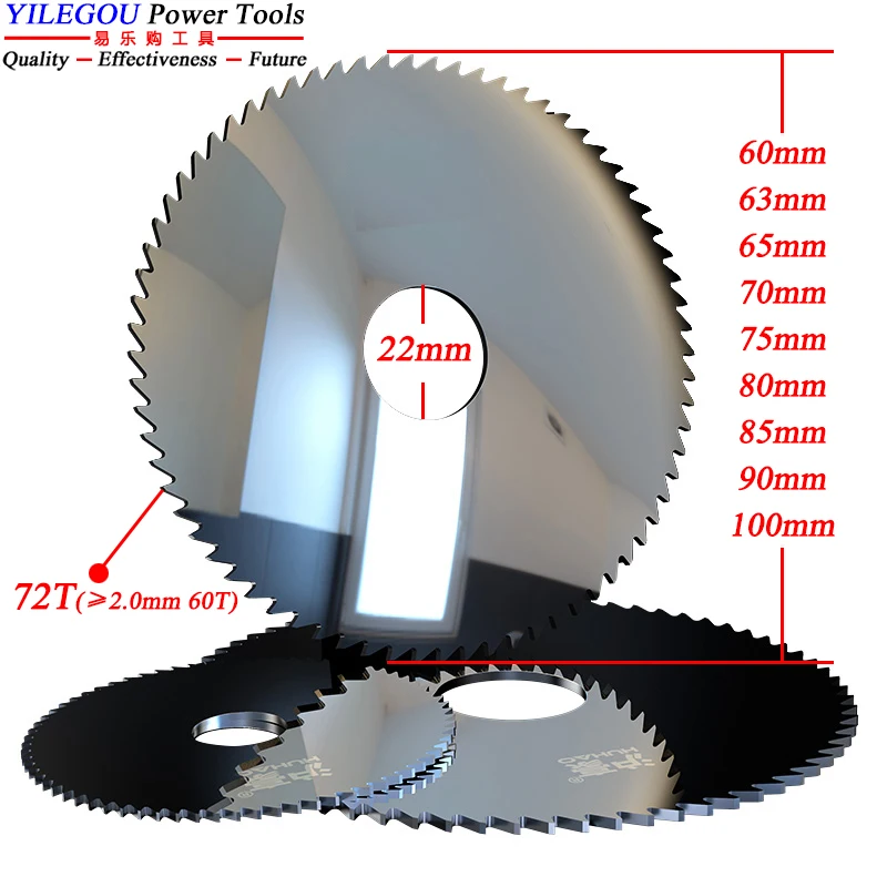 A circular do aço do tungstênio viu a lâmina, fresador do carboneto, fresamento da extremidade, CNC viu a lâmina, 22mm, 85mm, 60, 70, 80, 90, 100mm