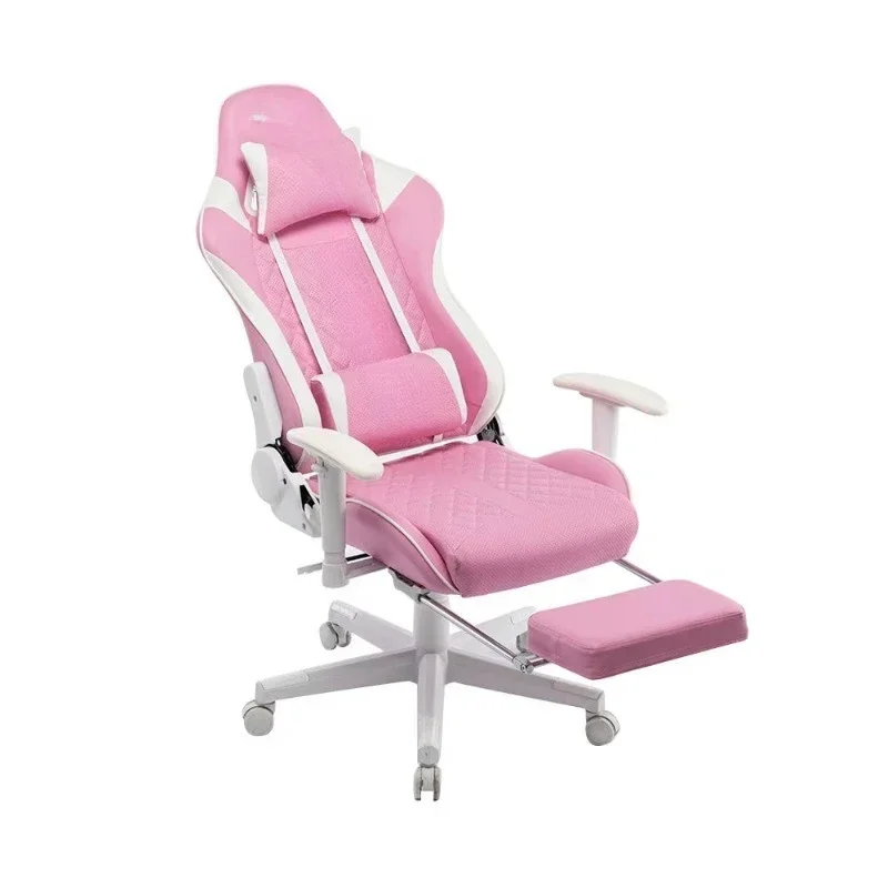 Latest Design Pink Computer Adjustable Height Silla Gamer Racing Game Chair